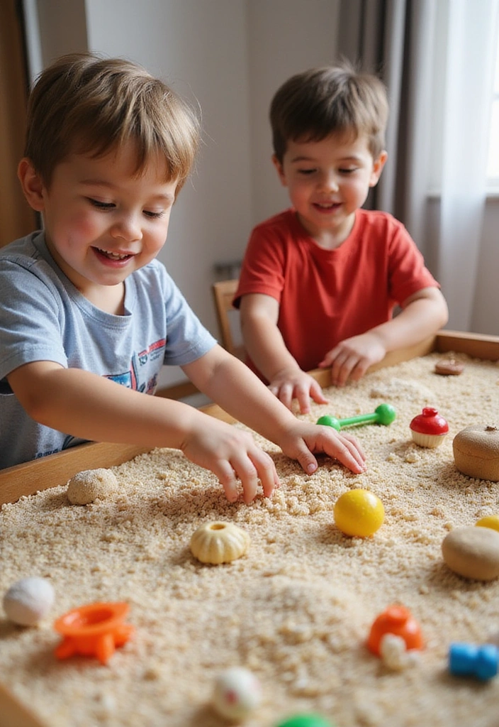 12 Interactive Kids Party Decor Ideas That'll Keep Little Hands Busy! - 3. Sensory Play Table