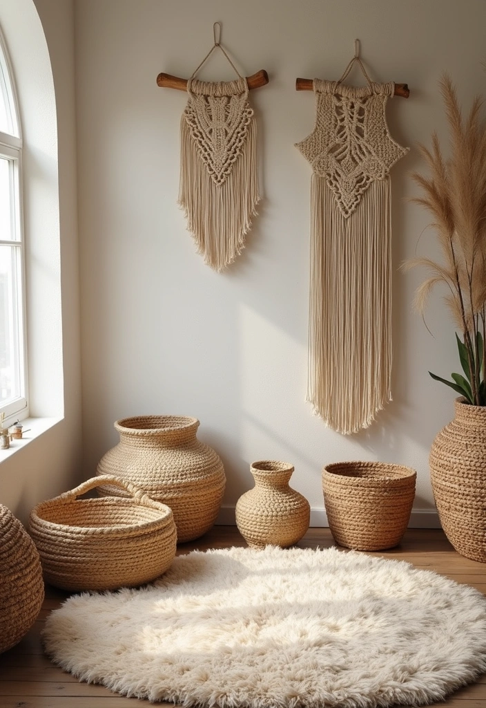 12 Prayer Room Decor Ideas That Will Transform Your Spiritual Space Forever! - 4. Incorporate Textured Elements