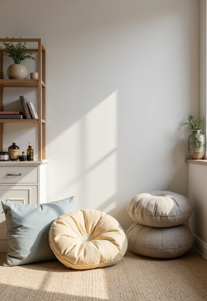 12 Prayer Room Decor Ideas That Will Transform Your Spiritual Space Forever! - 8. Designate a Meditation Corner
