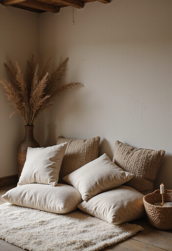 12 Prayer Room Decor Ideas That Will Transform Your Spiritual Space Forever! - 9. Utilize Inspirational Textures