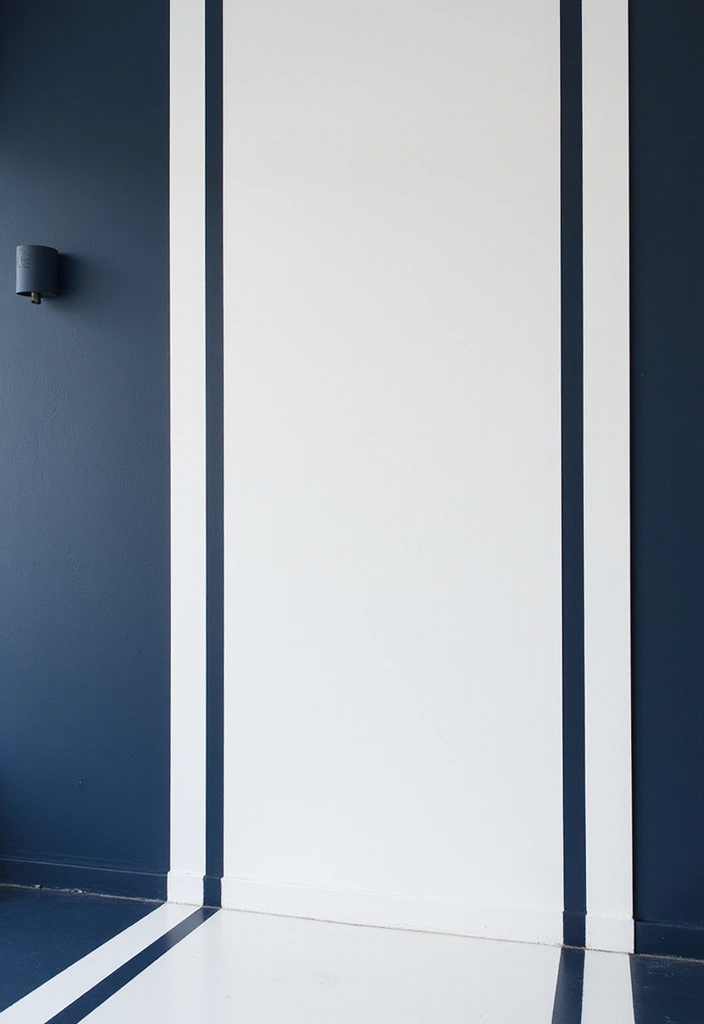 12 Stunning Geometric Wall Color Patterns That Will Transform Your Space (You Won't Believe #5!) - 10. Minimalist Lines