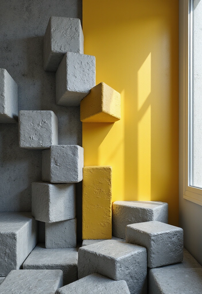 12 Stunning Geometric Wall Color Patterns That Will Transform Your Space (You Won't Believe #5!) - 12. 3D Cube Effects
