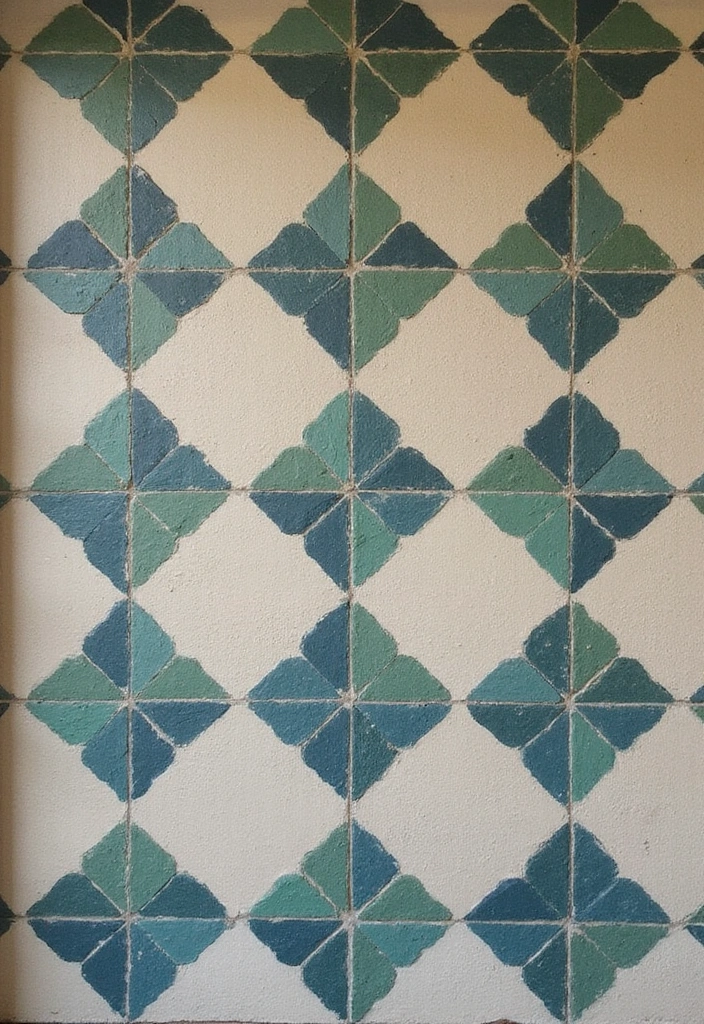 12 Stunning Geometric Wall Color Patterns That Will Transform Your Space (You Won't Believe #5!) - 8. Contemporary Checks