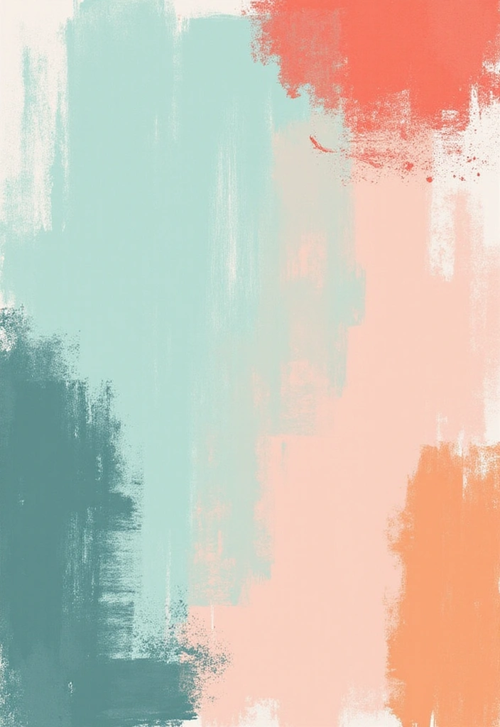 12 Stunning Geometric Wall Color Patterns That Will Transform Your Space (You Won't Believe #5!) - 9. Artistic Brushstrokes