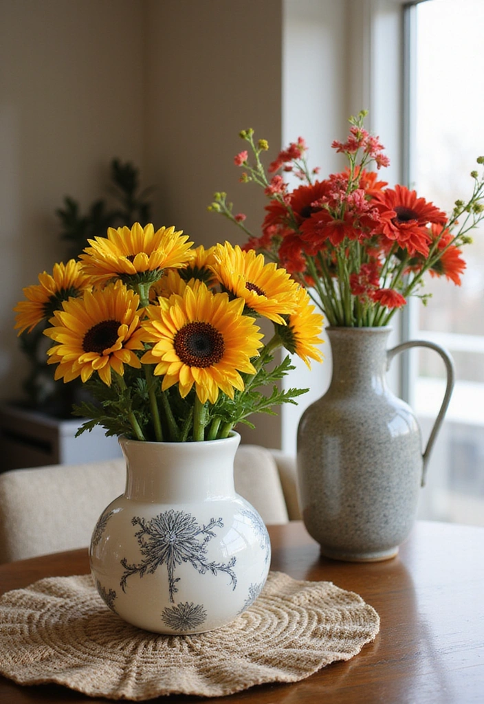 12 Stunning Vase Decor Ideas That’ll Transform Your Home into a Floral Wonderland! - 12. Seasonal Decor with Holiday Vases