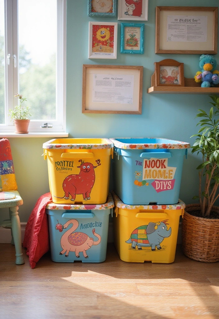 13 Genius Play Space Organization Hacks That'll Keep the Chaos at Bay! - 11. Fun Labels