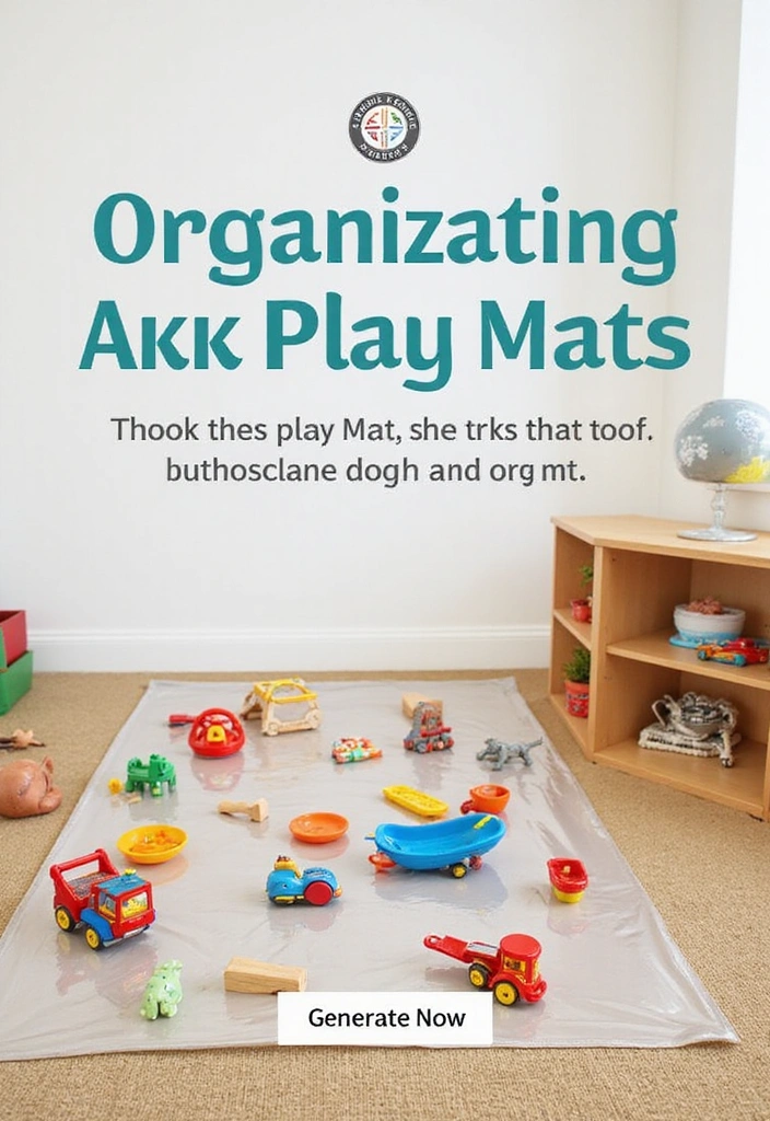 13 Genius Play Space Organization Hacks That'll Keep the Chaos at Bay! - 9. Clear Play Mats
