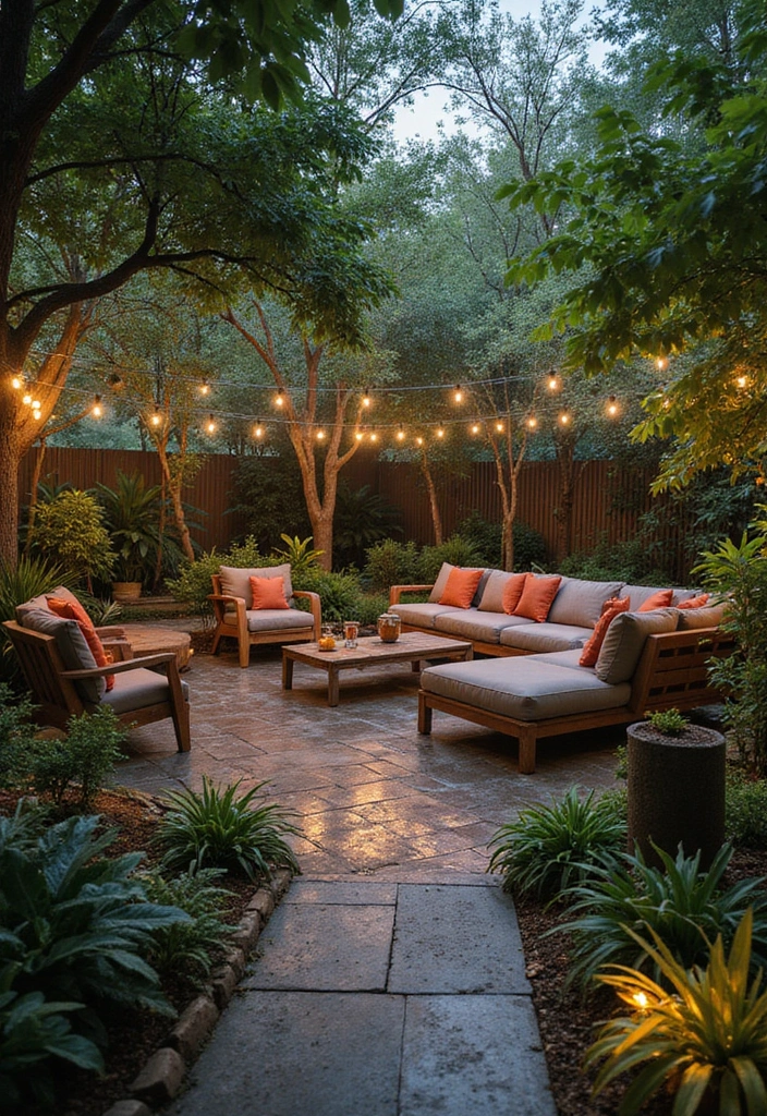 13 Innovative Monsoon Garden Layouts That Maximize Space and Style (Find Your Favorite!) - 12. The Seasonal Event Space