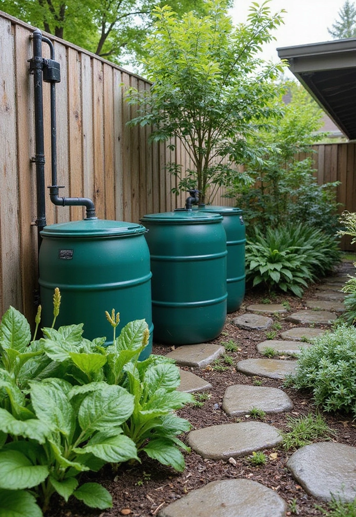 13 Innovative Monsoon Garden Layouts That Maximize Space and Style (Find Your Favorite!) - 3. The Rainwater Harvesting Garden