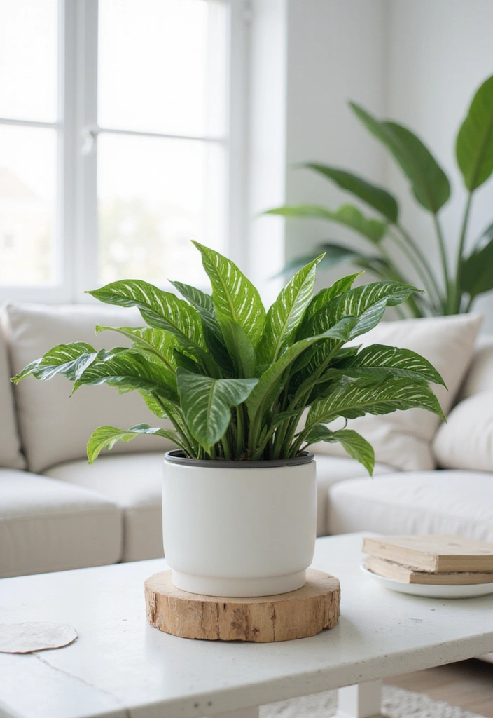 13 Stunning Plants to Brighten Up Your White Living Room (Your Guests Will Adore #4!) - 9. Calathea