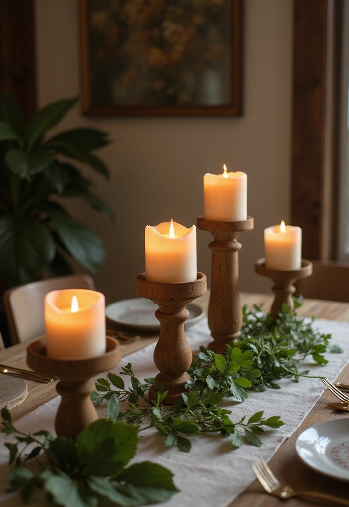 14 Eco-Friendly Greek Decor Ideas That Will Make Your Home and Planet Happy! (You’ll Love #6!) - 8. Sustainable Candle Holders