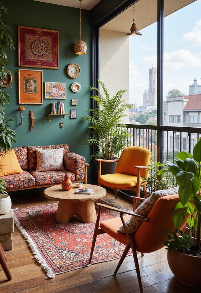 14 Stunning Balcony Decor Themes That Will Inspire Your Next Outdoor Project! - 12. Eclectic Mix
