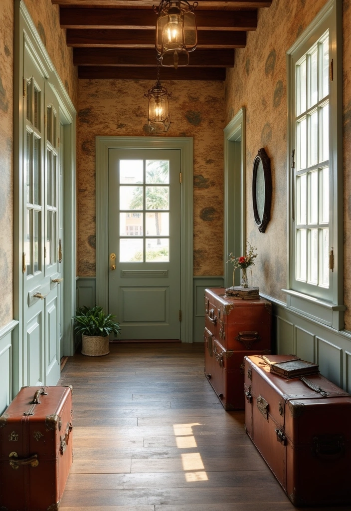 14 Vintage Wallpaper Patterns That Will Make Your Home Timeless! - 10. Vintage Travel