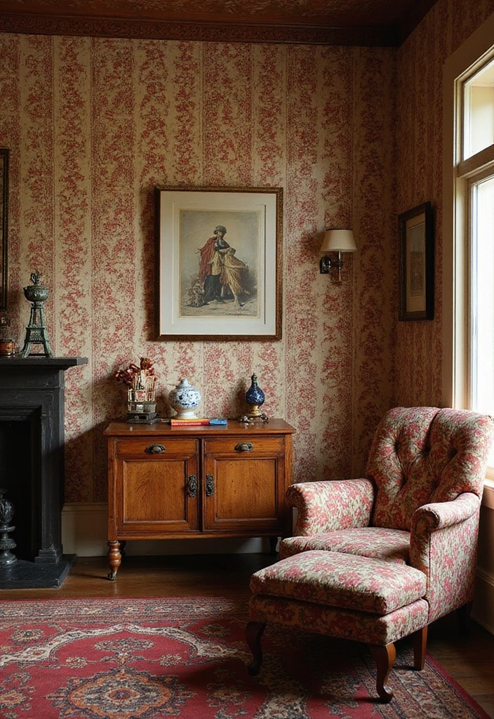 14 Vintage Wallpaper Patterns That Will Make Your Home Timeless! - 13. Cultural Patterns