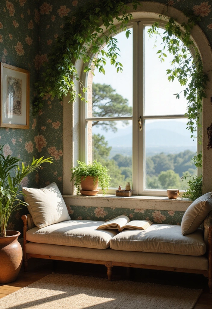14 Vintage Wallpaper Patterns That Will Make Your Home Timeless! - 9. Scenic Landscapes