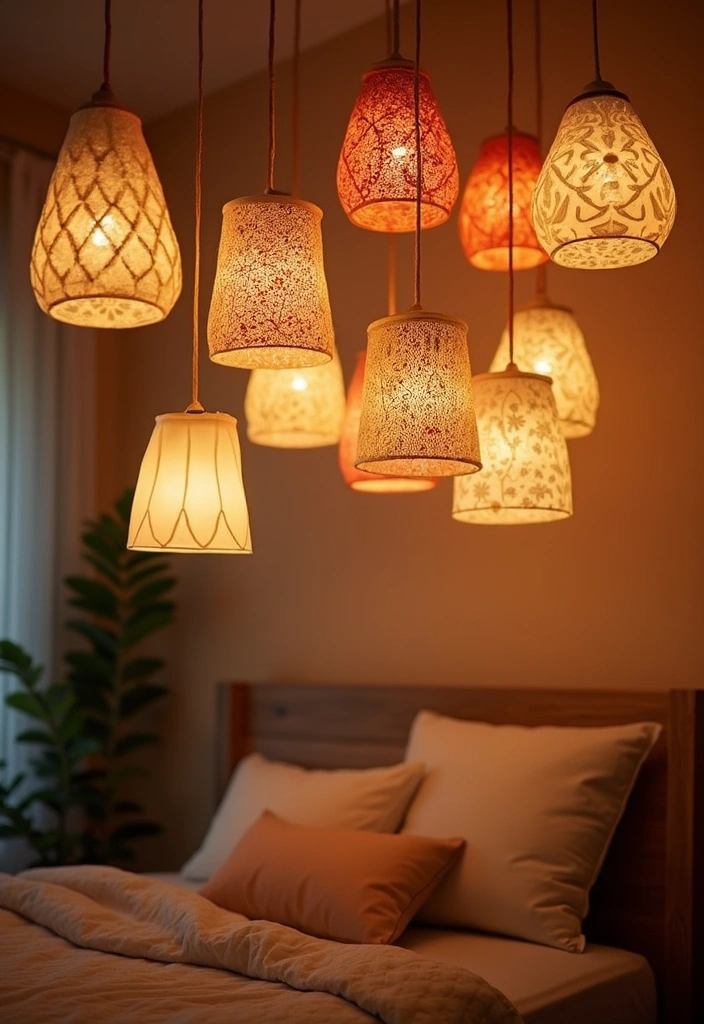15 Cozy Bedroom Lighting Hacks That Will Set the Mood (Try Not to Fall Asleep Before #10!) - 11. DIY Lanterns for Personal Touch