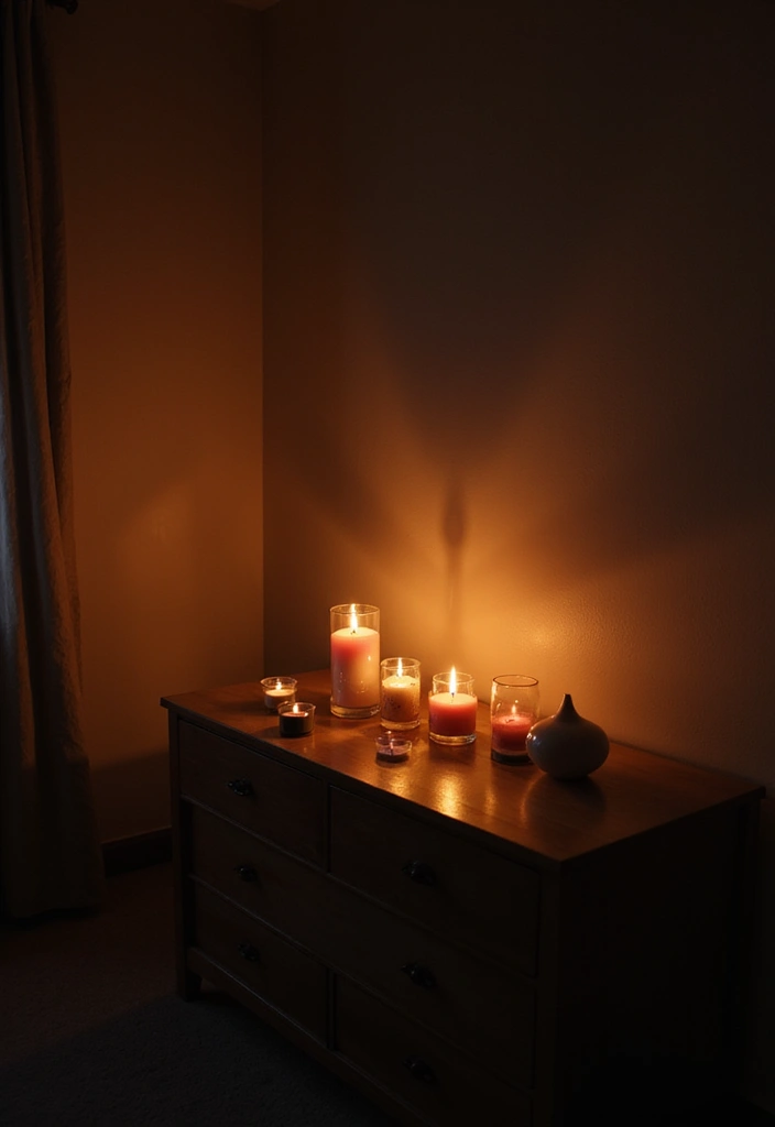 15 Cozy Bedroom Lighting Hacks That Will Set the Mood (Try Not to Fall Asleep Before #10!) - 3. Candles: The Classic Mood Setter