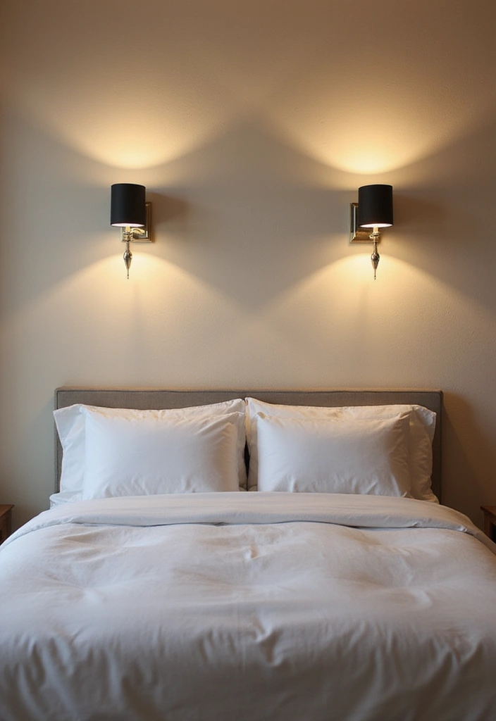 15 Cozy Bedroom Lighting Hacks That Will Set the Mood (Try Not to Fall Asleep Before #10!) - 5. Wall Sconces for Elegance