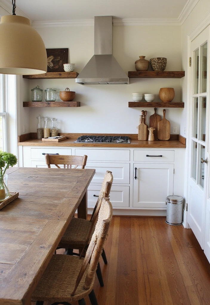 15 Cozy Kitchen Cafe Decor Ideas That Will Make You Want to Brew Another Cup! - 1. Rustic Wood Accents
