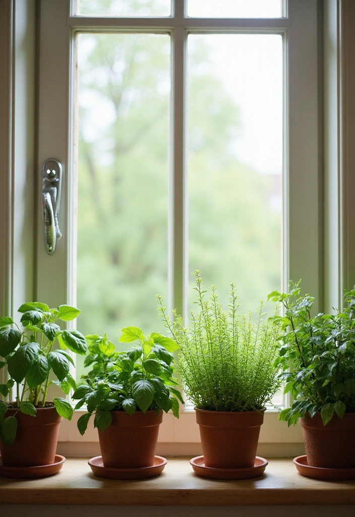 15 Cozy Kitchen Cafe Decor Ideas That Will Make You Want to Brew Another Cup! - 4. Herbal Garden