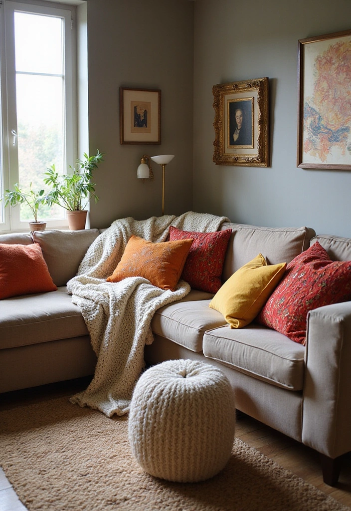 15 Cozy Monsoon Decor Ideas to Transform Your Home into a Rainy Retreat! - 1. Layered Textiles
