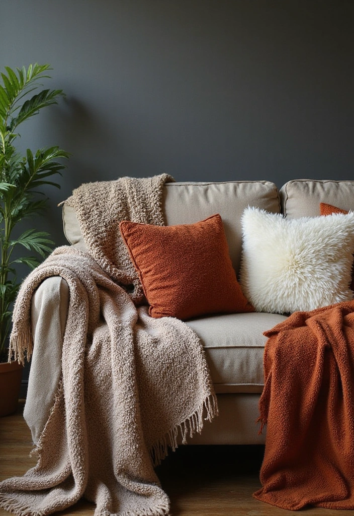 15 Cozy Monsoon Decor Ideas to Transform Your Home into a Rainy Retreat! - 12. Warm Throw Blankets