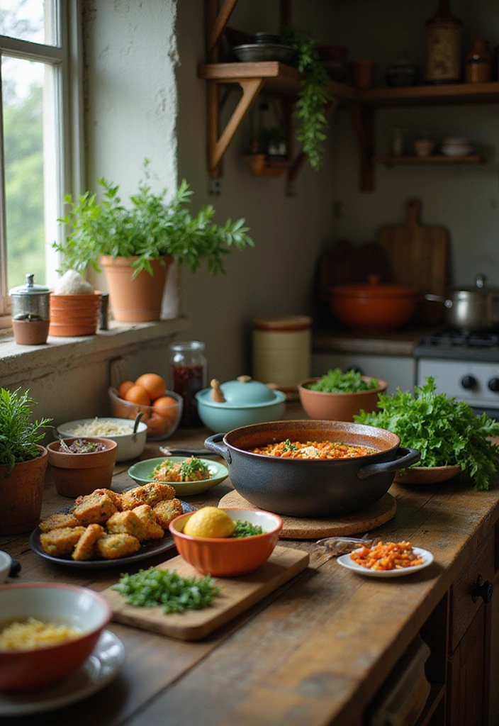 15 Cozy Monsoon Decor Ideas to Transform Your Home into a Rainy Retreat! - 14. Cozy Kitchen Accents