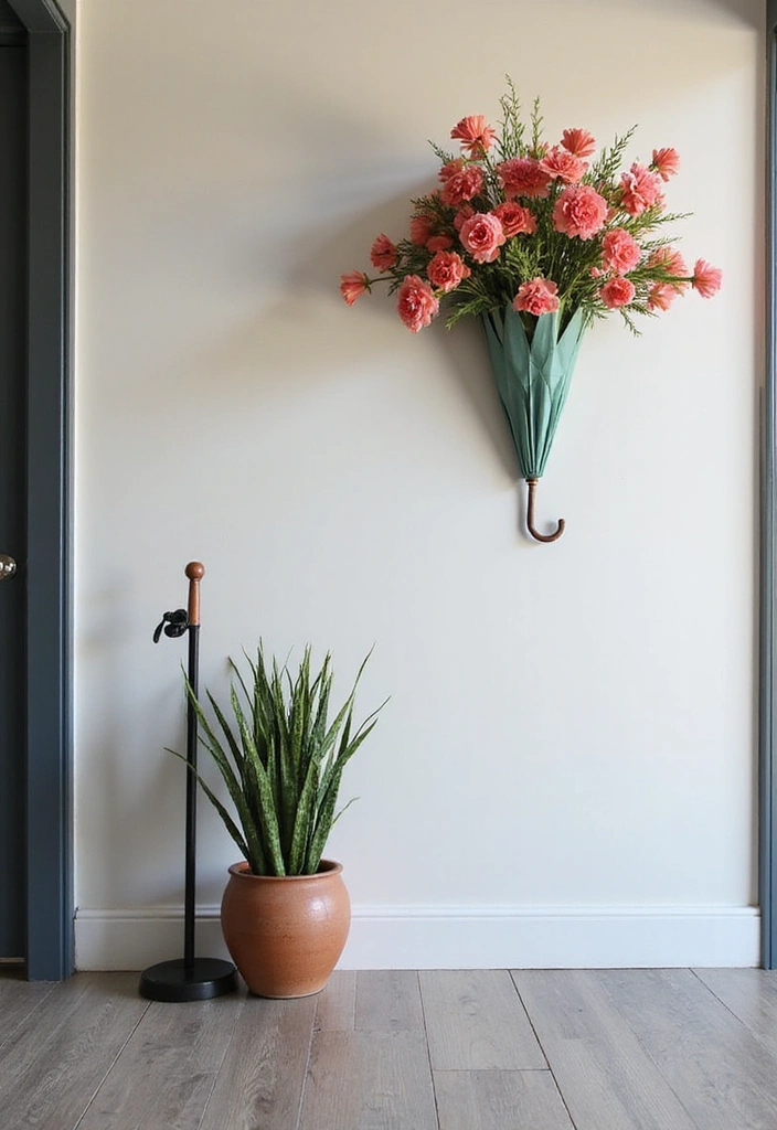 15 Cozy Monsoon Decor Ideas to Transform Your Home into a Rainy Retreat! - 7. Umbrella Stands and Decor