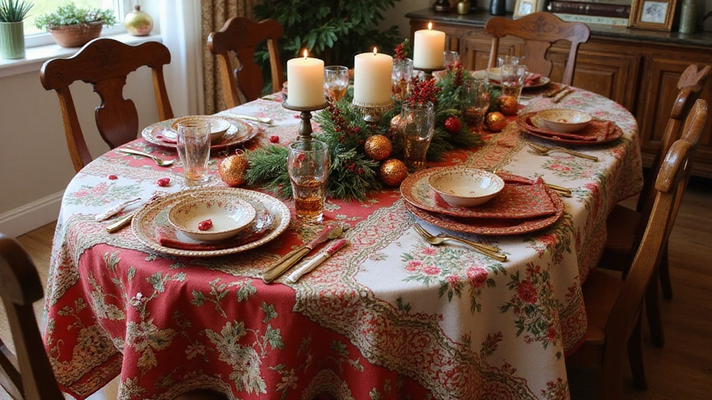 15 Festive Dining Table Cloths to Elevate Your Seasonal Home Decor!