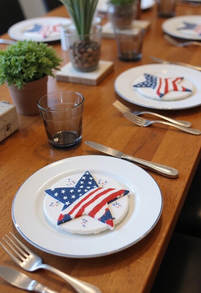 15 Festive Patriotic Table Decor Ideas That'll Make Your July 4th Celebration Unforgettable! - 10. Themed Coasters