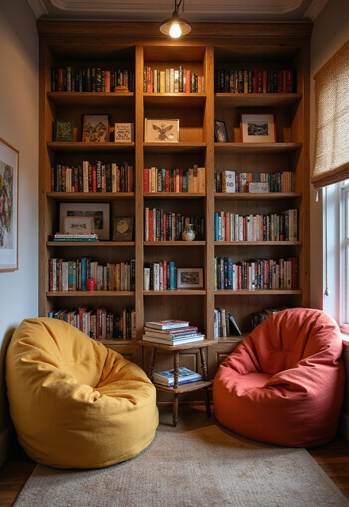 15 Inspiring Kids Study Table Designs That Will Transform Homework Time Into Fun Time! - 12. Cozy Reading and Study Corner