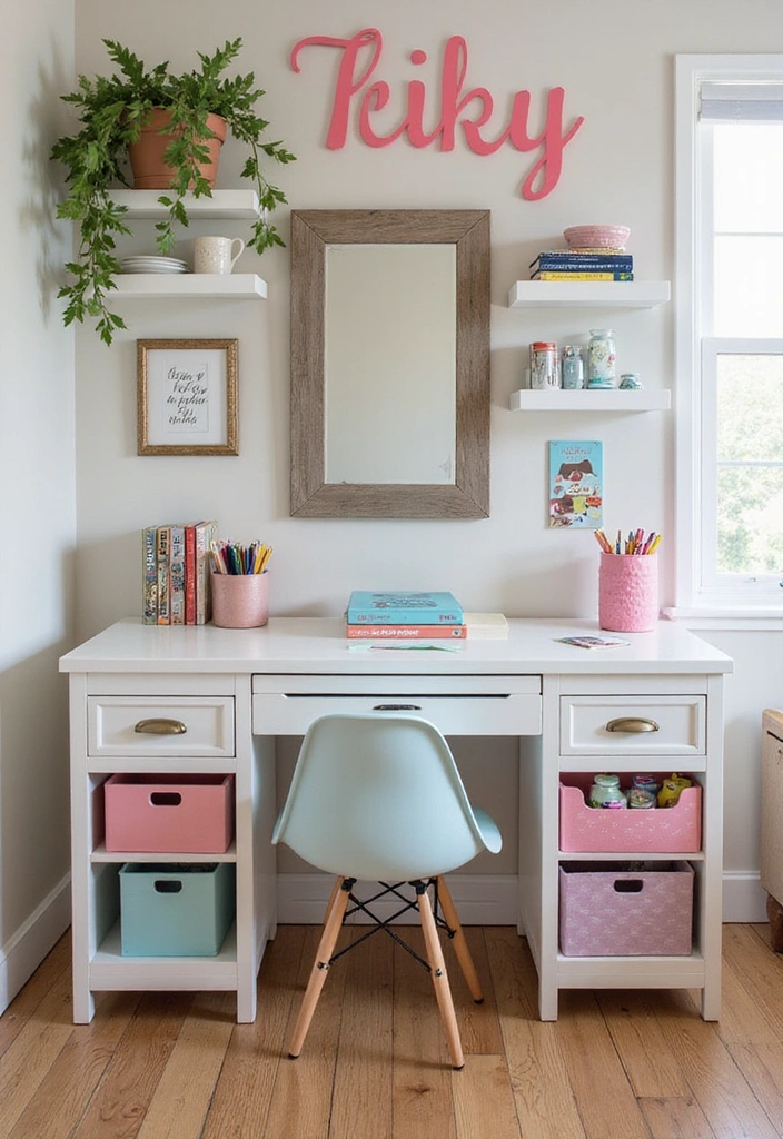 15 Inspiring Kids Study Table Designs That Will Transform Homework Time Into Fun Time! - 15. Personalized Study Table