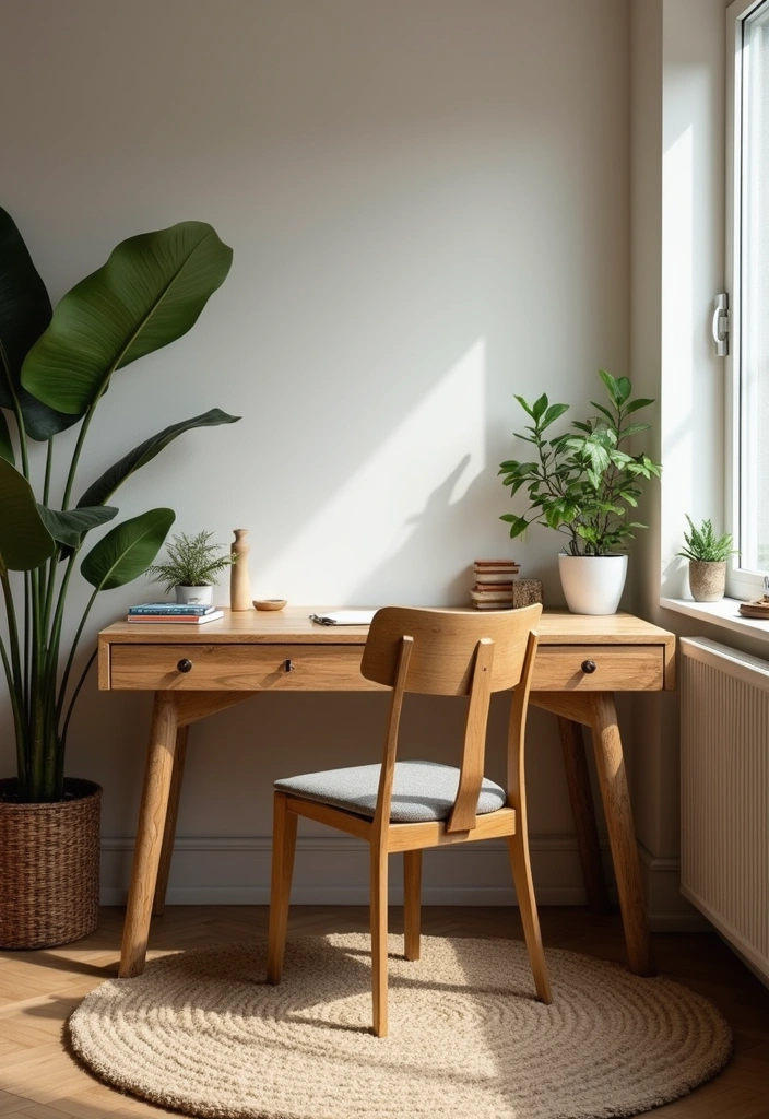15 Inspiring Kids Study Table Designs That Will Transform Homework Time Into Fun Time! - 2. Nature-Inspired Wooden Desk