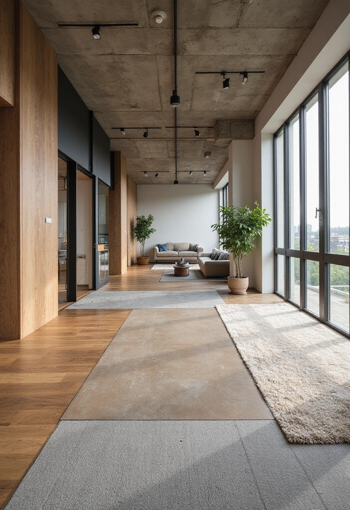15 Jaw-Dropping Decorative Flooring Trends That Will Transform Your Home (Wait Until You See #6!) - 14. Mixed Media Flooring