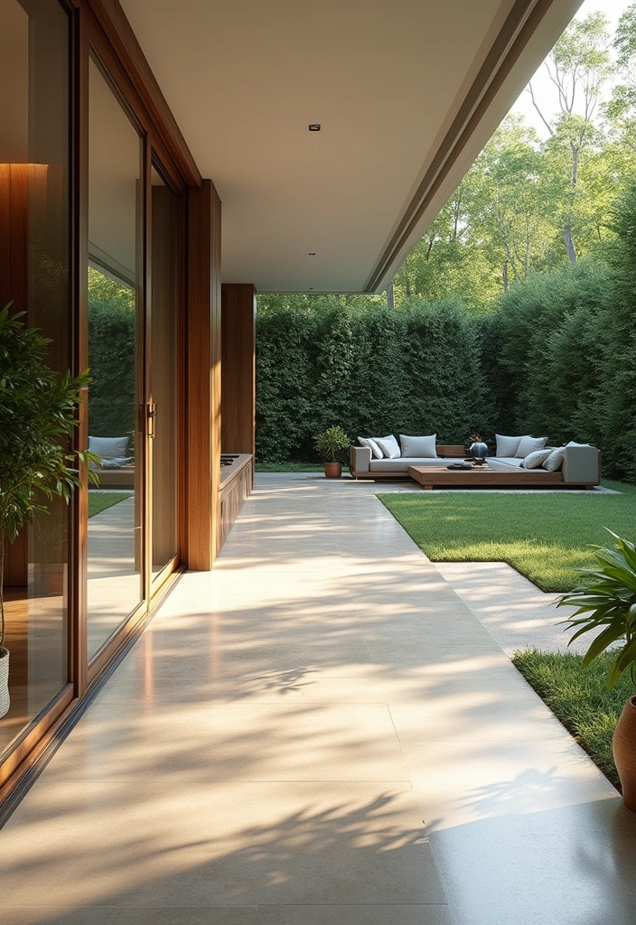 15 Jaw-Dropping Decorative Flooring Trends That Will Transform Your Home (Wait Until You See #6!) - 8. Outdoor-Indoor Transition