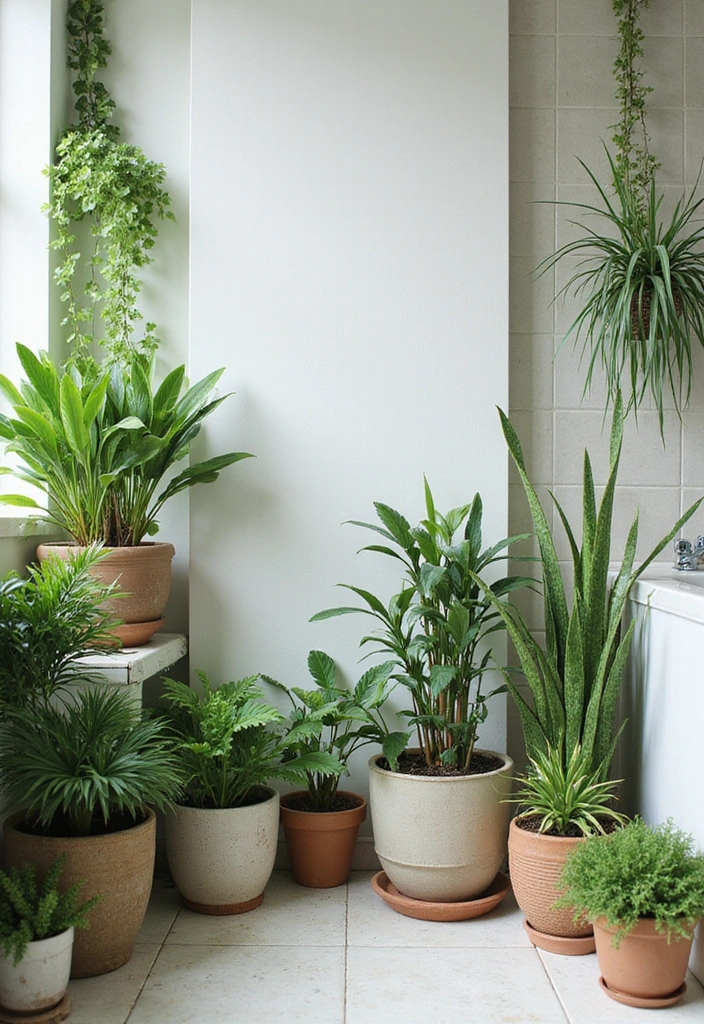 15 Must-Have Bathroom Essentials That'll Elevate Your Routine (Don't Miss #12!) - 10. Beautiful Plants