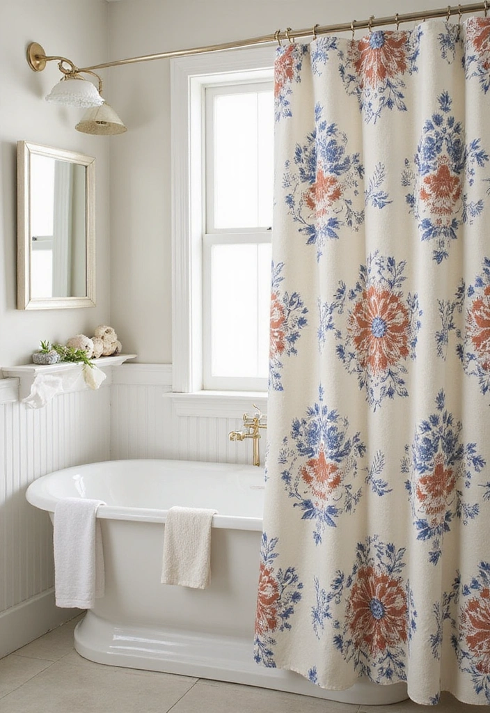 15 Must-Have Bathroom Essentials That'll Elevate Your Routine (Don't Miss #12!) - 5. Elegant Shower Curtain