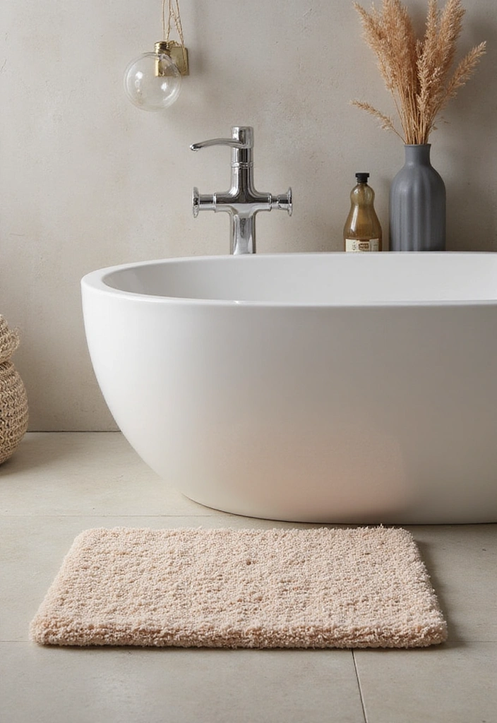 15 Must-Have Bathroom Essentials That'll Elevate Your Routine (Don't Miss #12!) - 6. Stylish Bath Mat