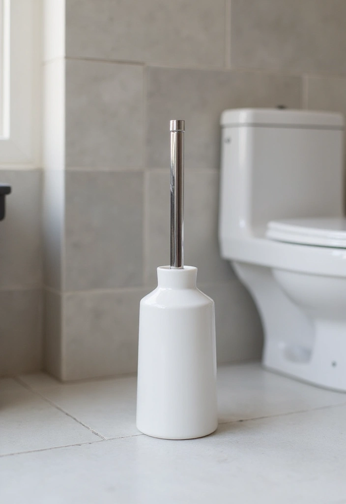 15 Must-Have Bathroom Essentials That'll Elevate Your Routine (Don't Miss #12!) - 9. Quality Toilet Brush Holder