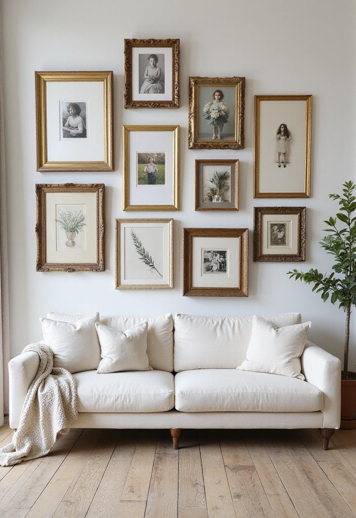 15 Stunning Antique Showpieces That'll Make Your Living Room a Conversation Starter! - 11. Ornate Picture Frames