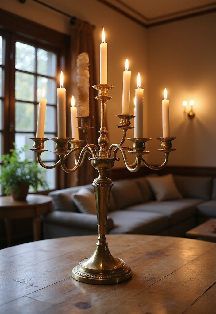15 Stunning Antique Showpieces That'll Make Your Living Room a Conversation Starter! - 14. Elegant Candelabra