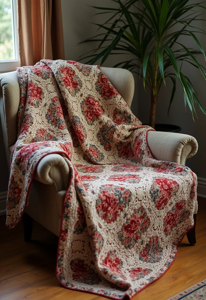 15 Stunning Antique Showpieces That'll Make Your Living Room a Conversation Starter! - 15. Antique Quilt