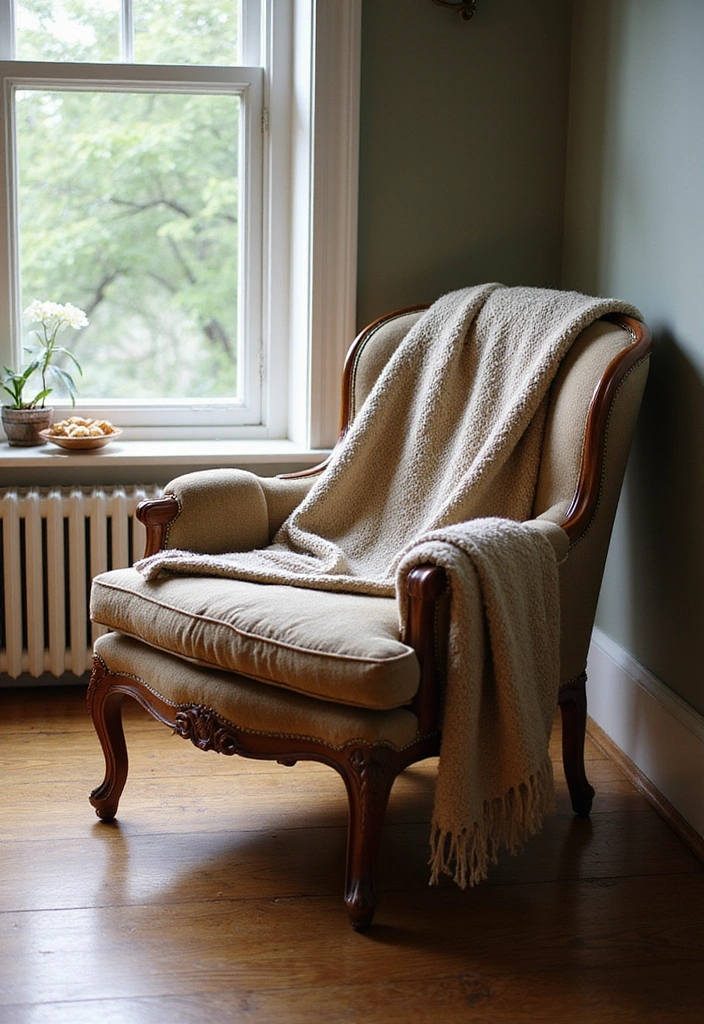 15 Stunning Antique Showpieces That'll Make Your Living Room a Conversation Starter! - 5. Edwardian Armchair