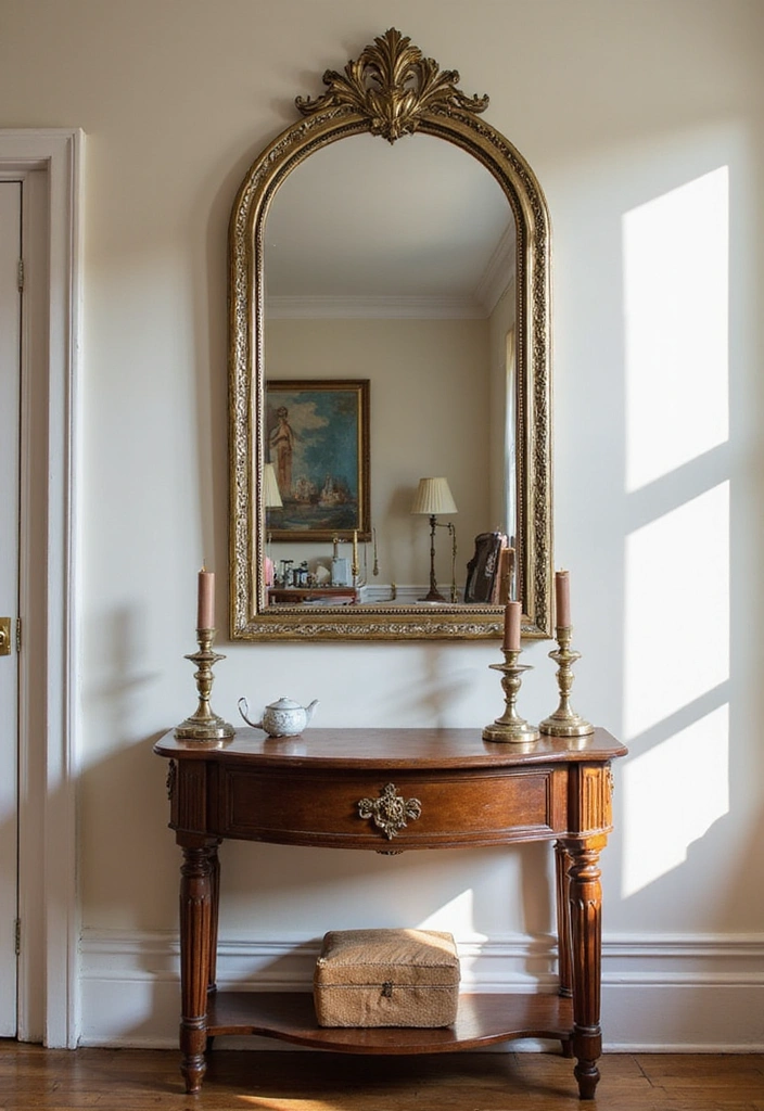 15 Stunning Antique Showpieces That'll Make Your Living Room a Conversation Starter! - 7. Art Deco Mirror