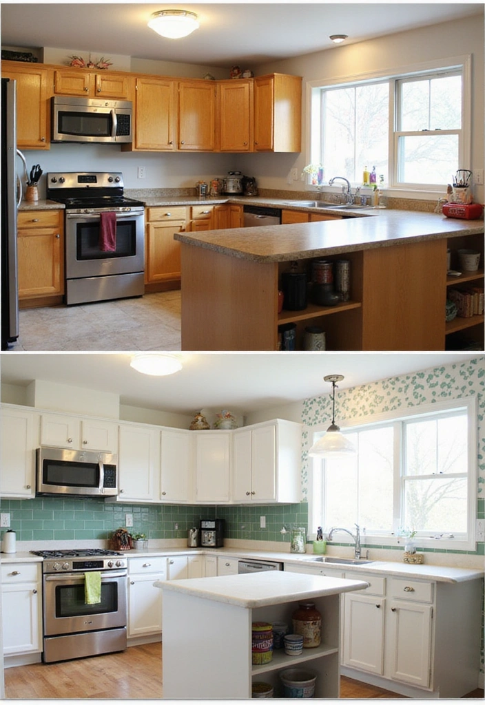 15 Stunning Kitchen Makeover Ideas That Will Transform Your Space on a Budget! - 1. Brighten Up with Paint