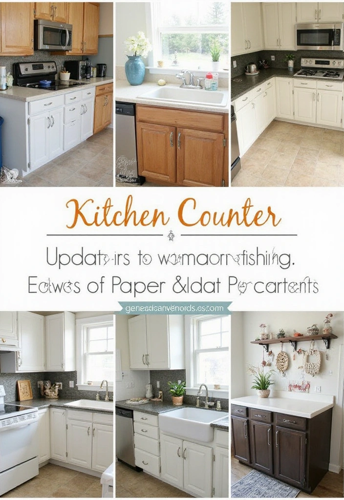 15 Stunning Kitchen Makeover Ideas That Will Transform Your Space on a Budget! - 10. A New Countertop Look