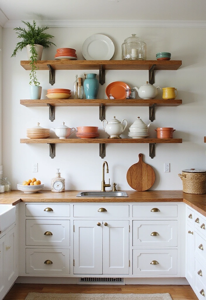 15 Stunning Kitchen Makeover Ideas That Will Transform Your Space on a Budget! - 13. Use Open Shelving