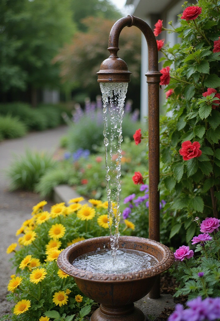 15 Stunning Rain Garden Decor Ideas That'll Make You Love the Wet Weather! - 1. Colorful Rain Chains