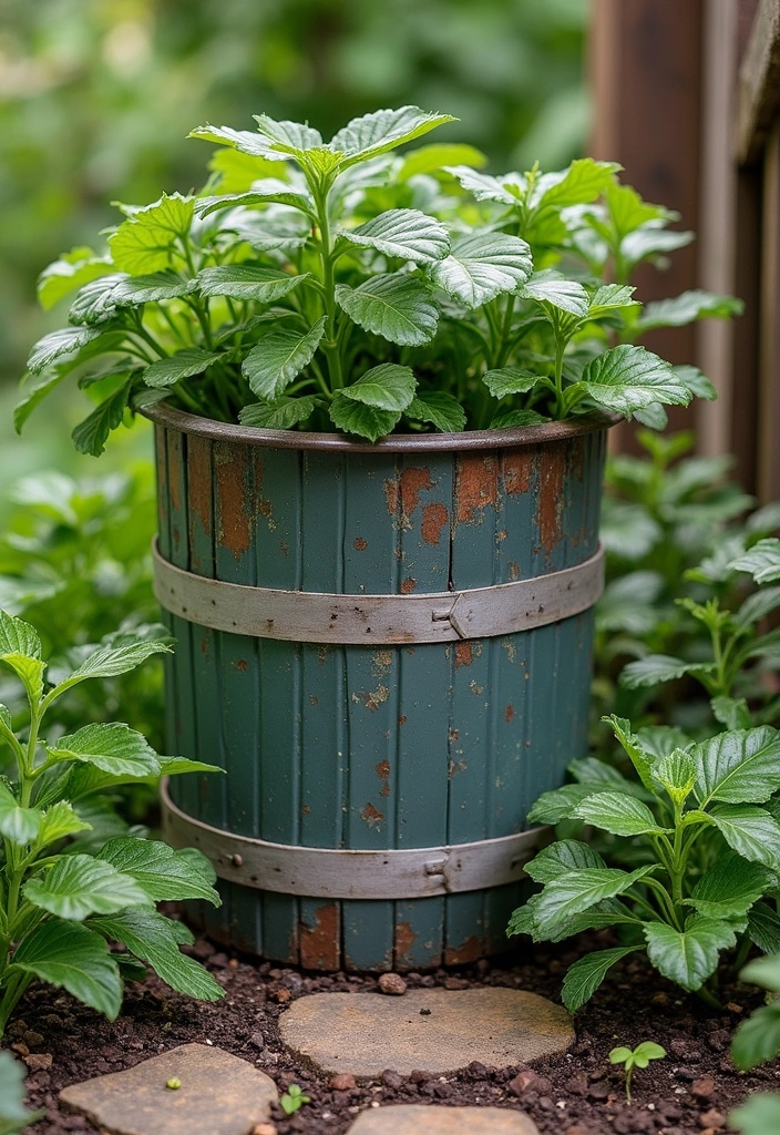 15 Stunning Rain Garden Decor Ideas That'll Make You Love the Wet Weather! - 15. Compost Bins with Character