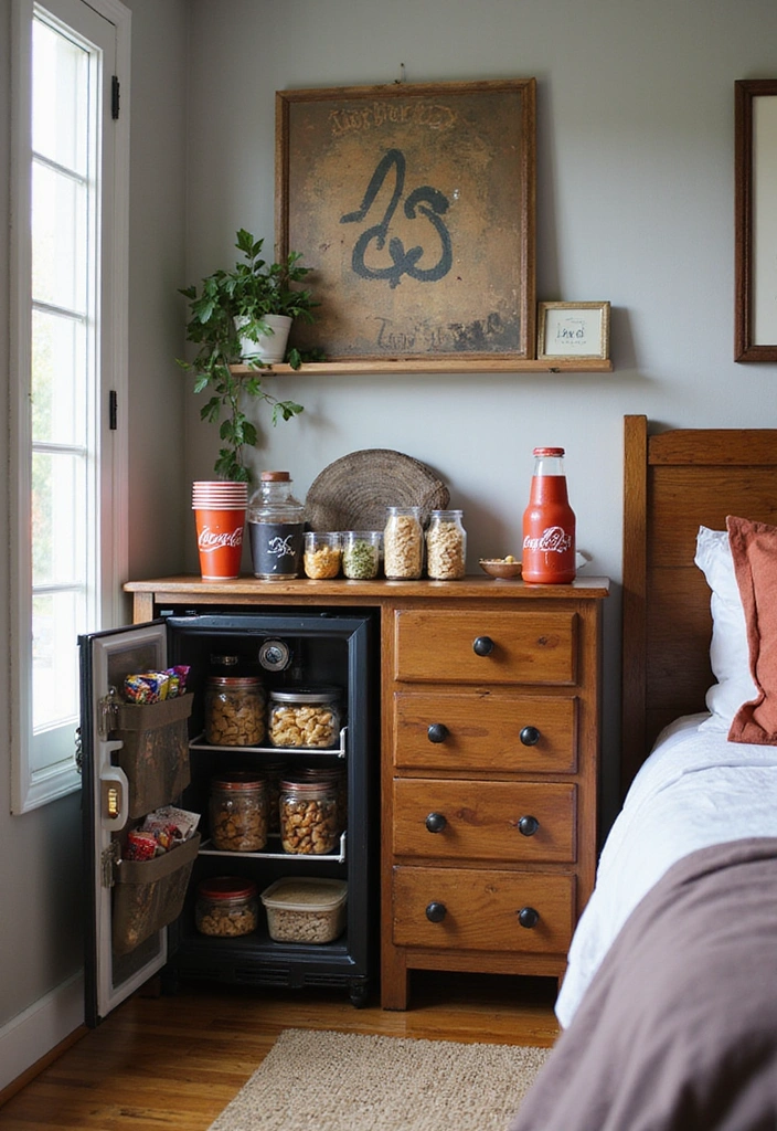 15 Touchdown-Worthy Football Decor Ideas for Your Dream Bedroom (You'll Want #7!) - 12. Game Day Snacks Station